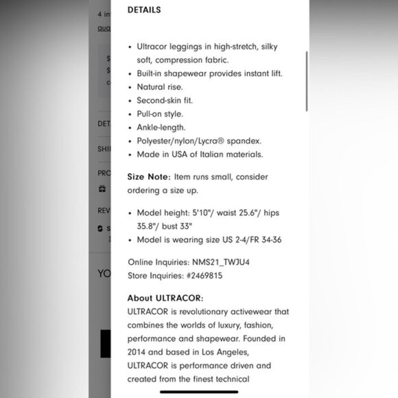 Ultracor Lux Knockout Star-Print Ankle Leggings Black Large - Picture 5 of 12